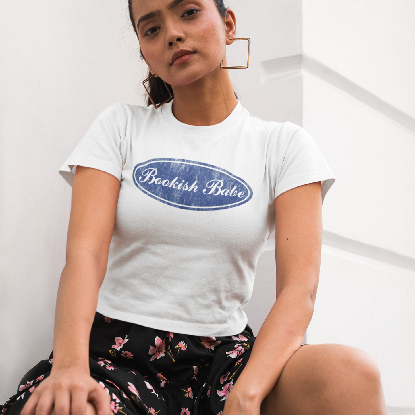 Bookish Vintage Crop Top