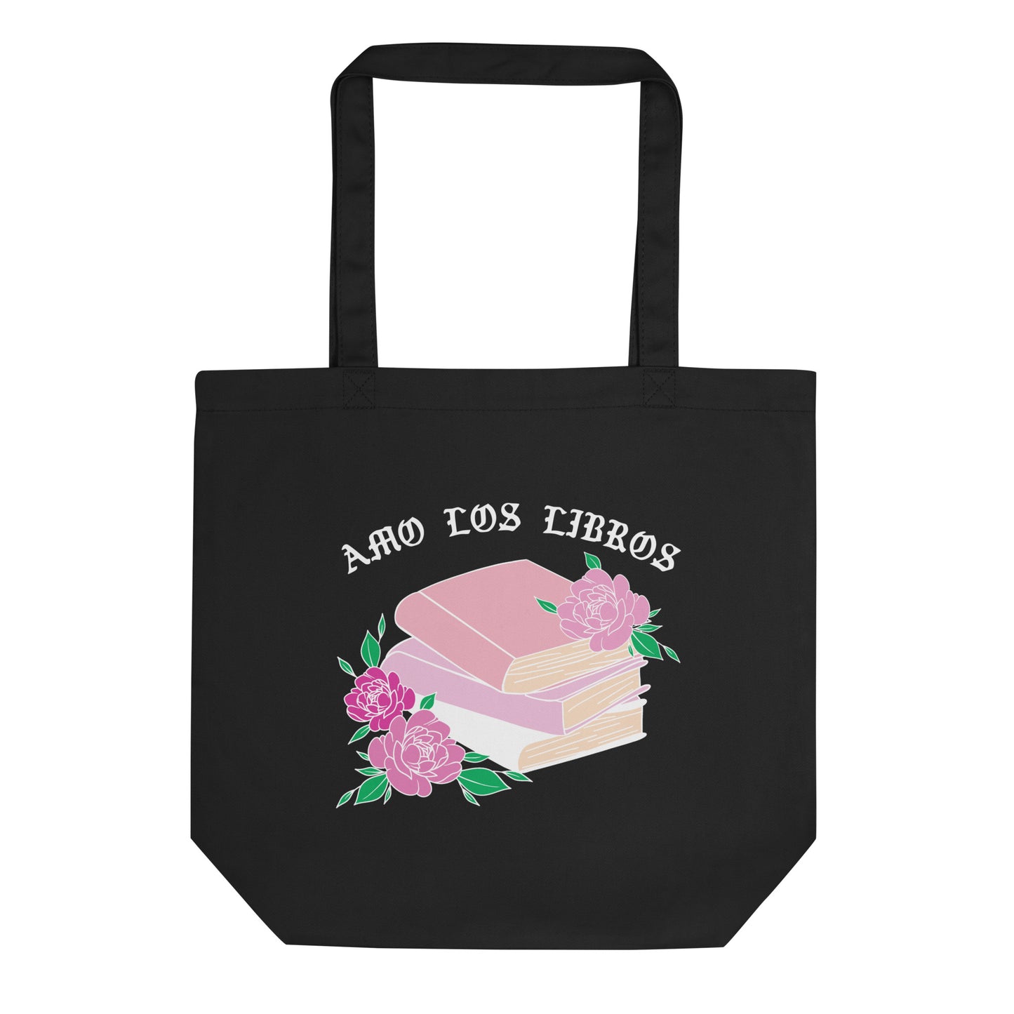 Amos los libros Spanish book lover tote