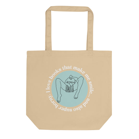 Horny Reader Tote Bag
