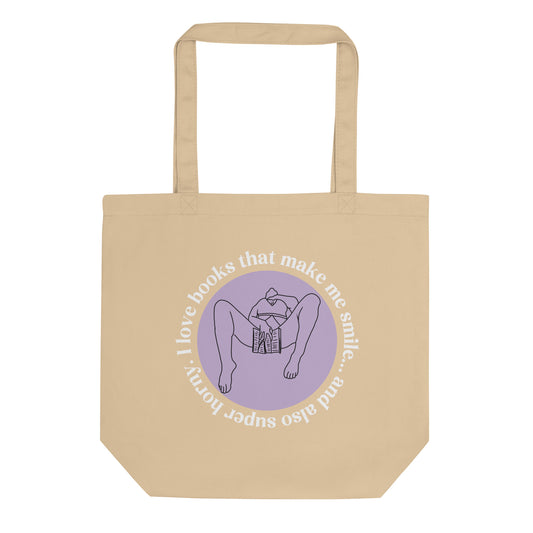 Horny Reader Tote Bag