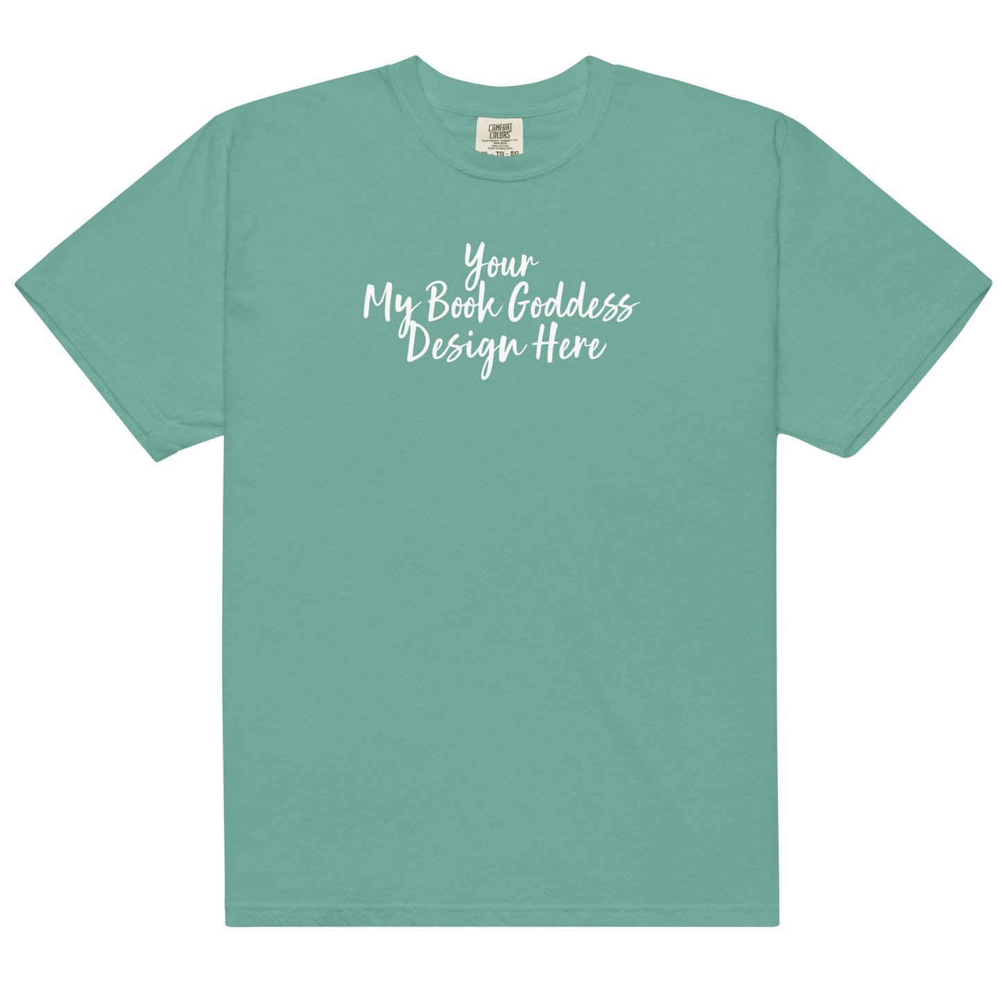 My Book Goddess Heavyweight Tee Custom Bookish Romance Book Tee