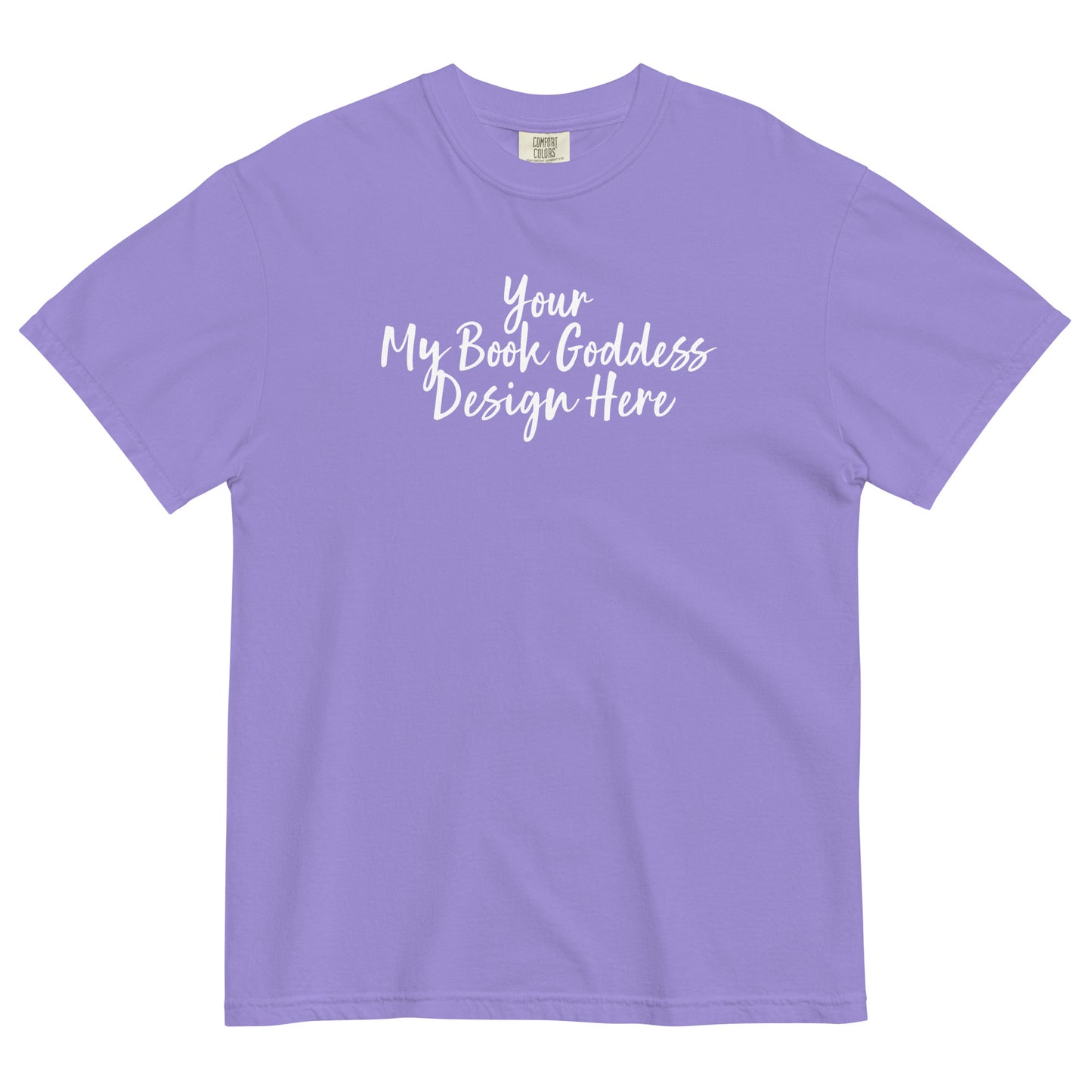 My Book Goddess Heavyweight Tee Custom Bookish Romance Book Tee