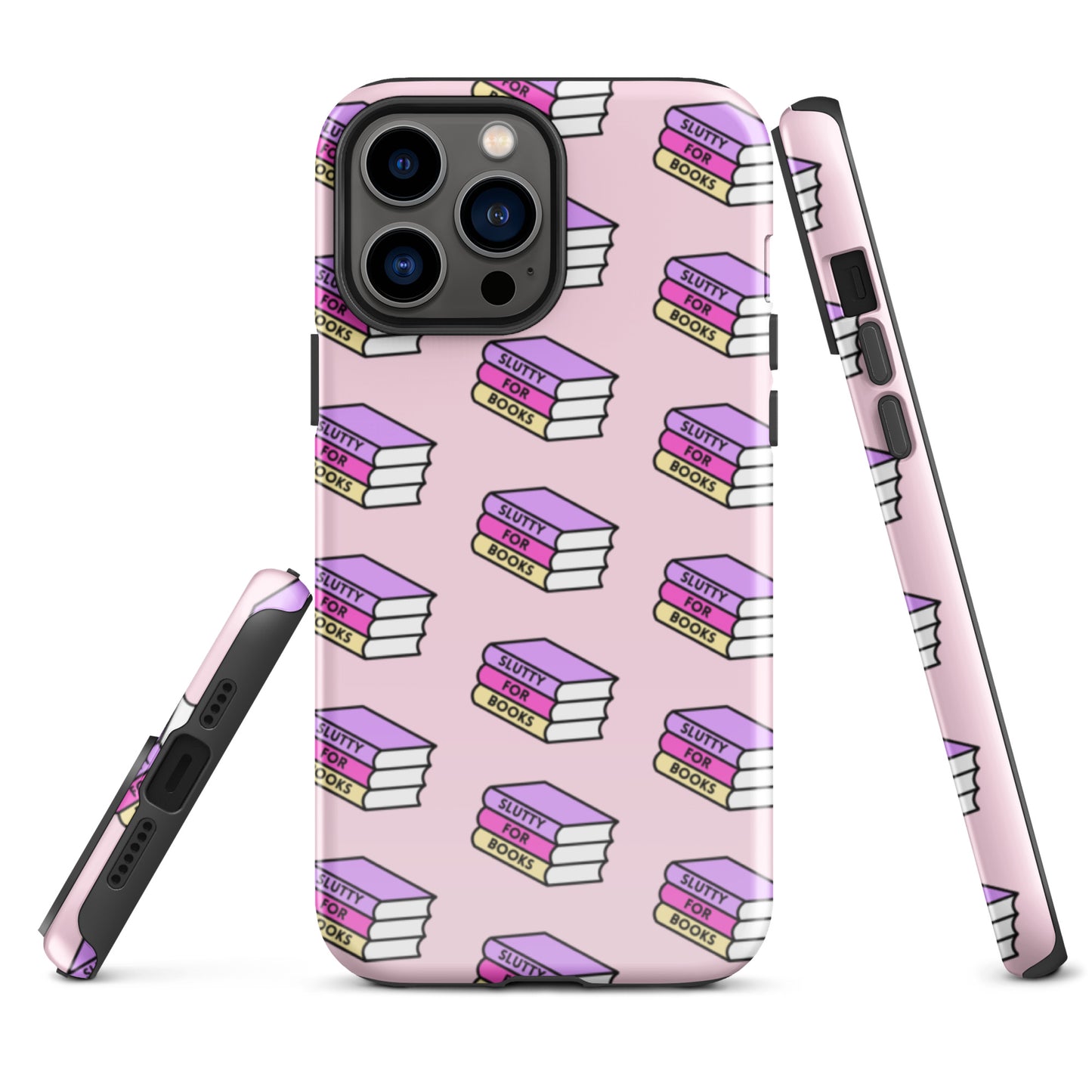 Slutty for books Tough Case iPhone
