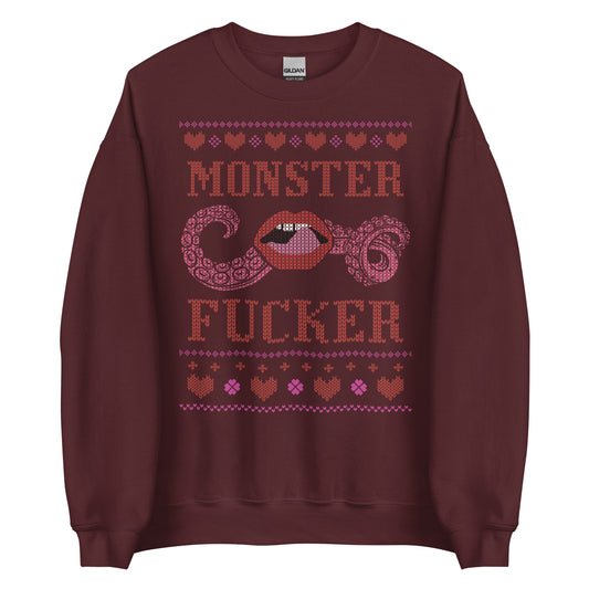 Monster Fucker Christmas Sweatshirt