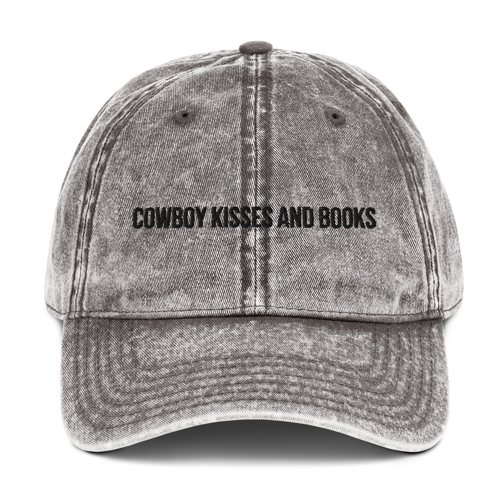 Cowboy Kisses and Books Vintage Hat