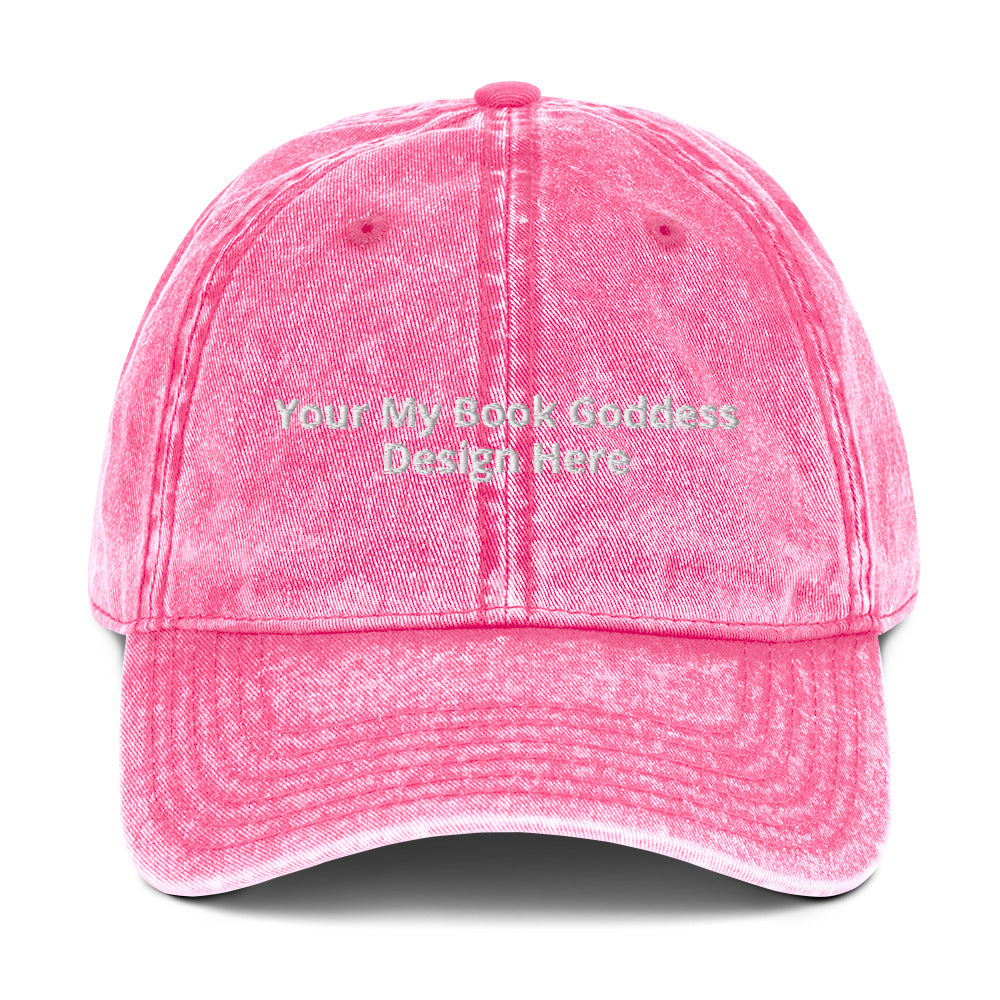 Choose Your Design- Bookish Vintage Baseball Hat