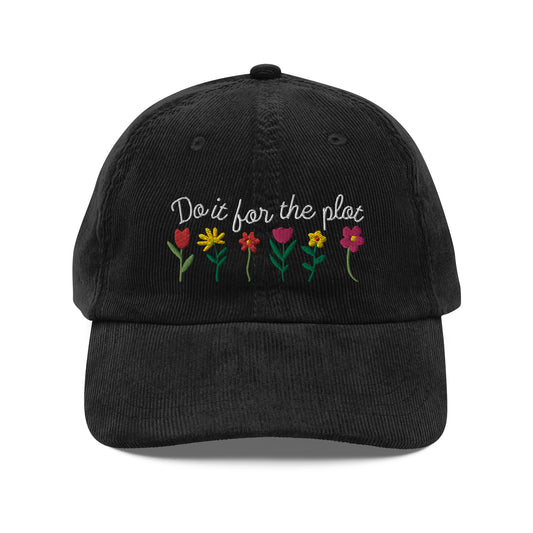 Do it for the Plot Corduroy Vintage Hat