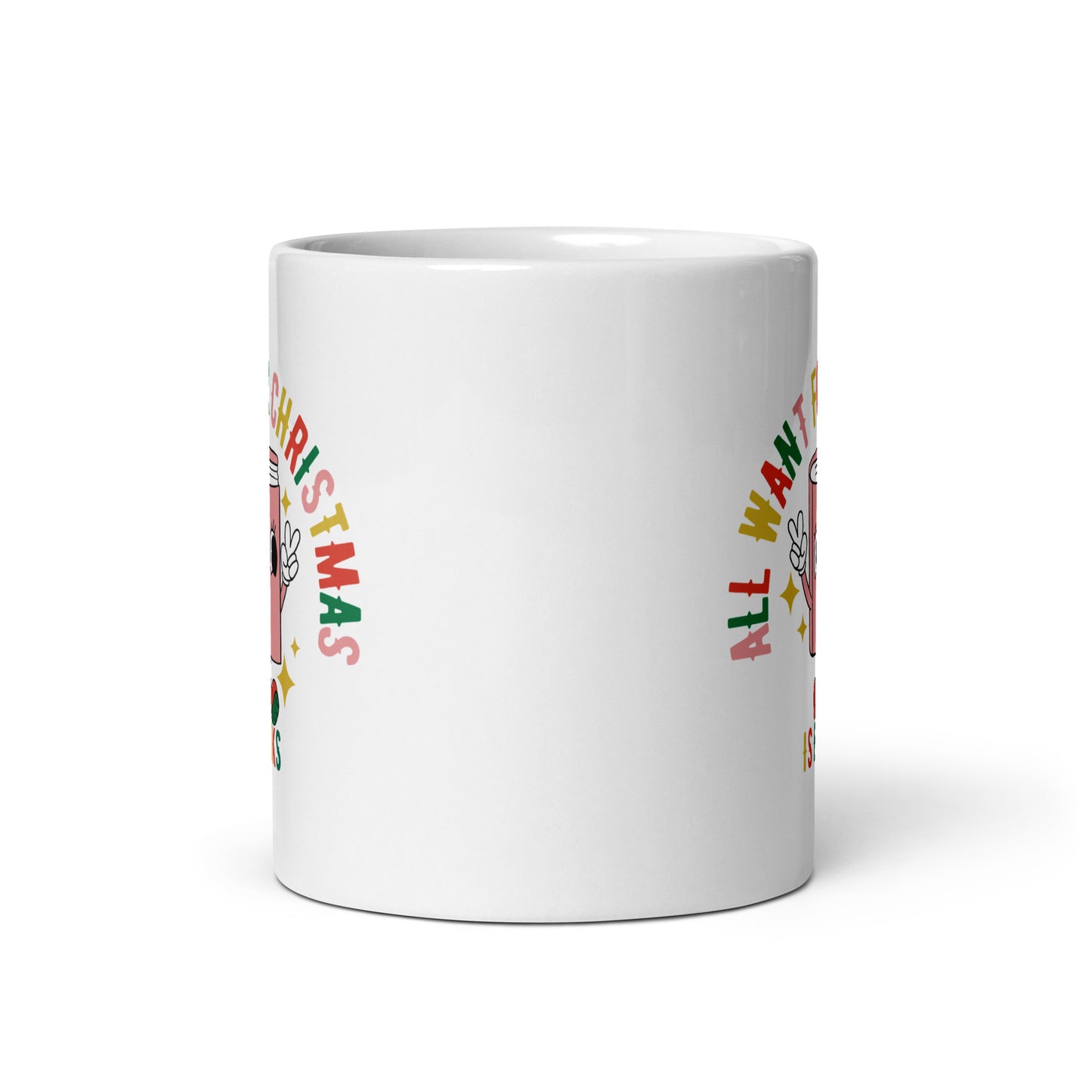 All I Want for Christmas is Books Retro Mug