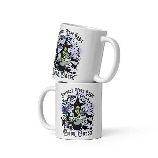 Support Your Local Book Coven Witch Mug