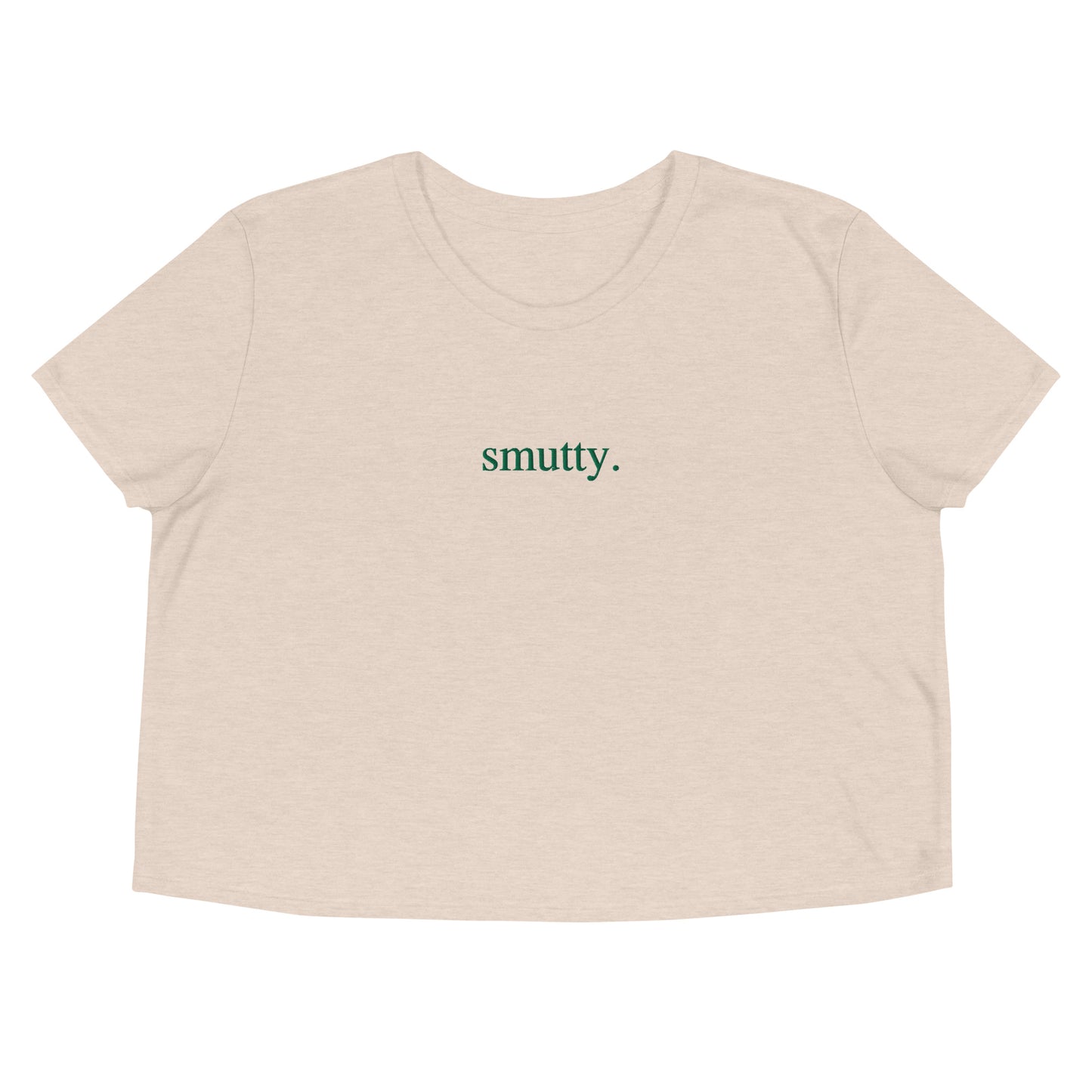 Smutty Embroidered Crop Top