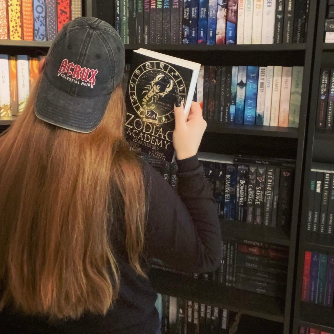 Acrux Zodiac Academy Embroidered Vintage Hat