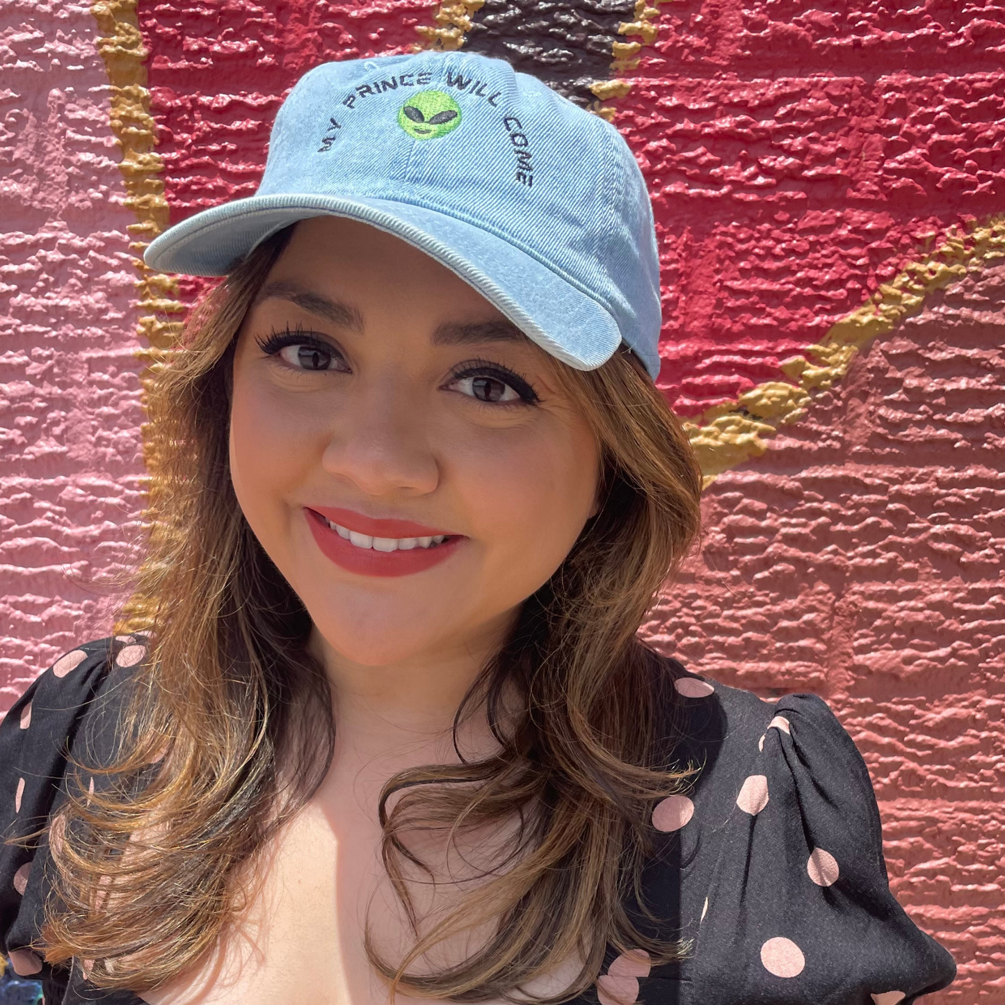 My prince will come denim hat for a sci-fi alien romance book lover