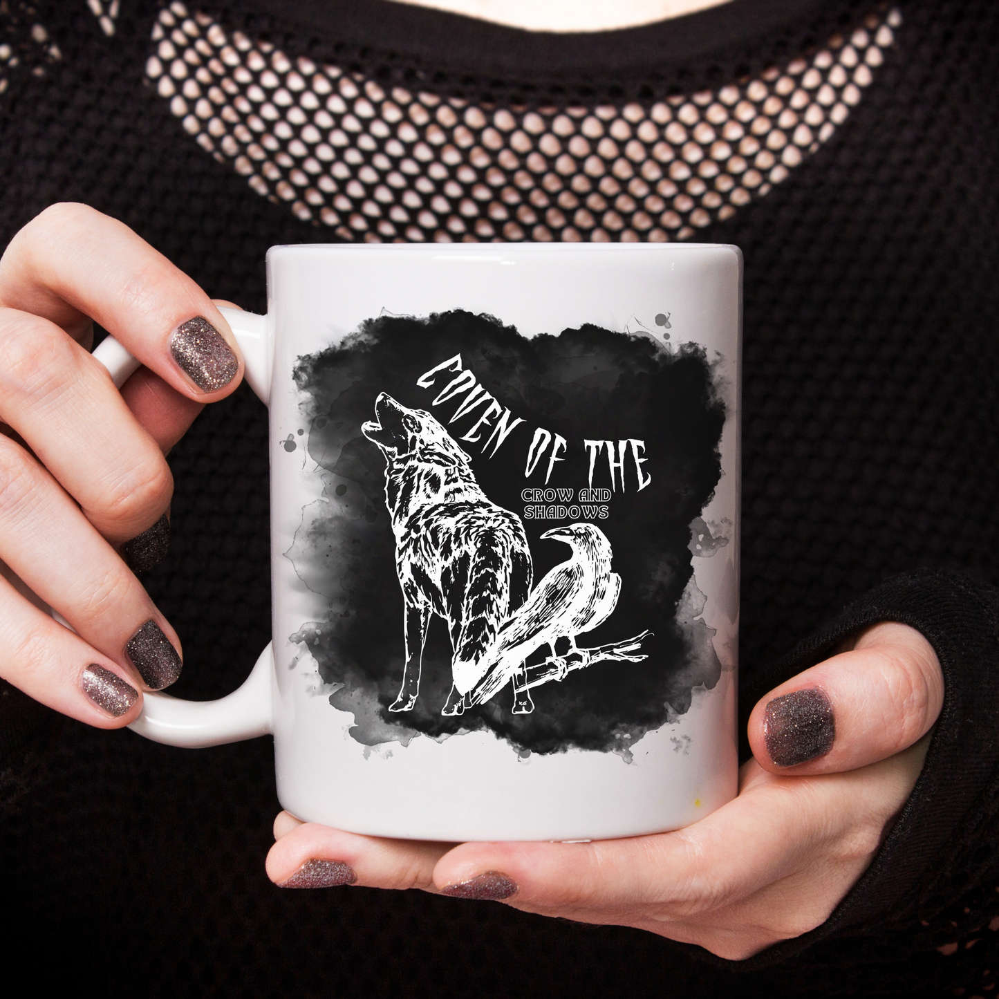 Coven of the Crow and Shadows Mug