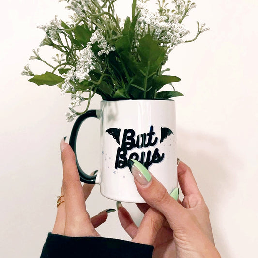 ACTOAR Bat Boys Mug with Rhysand Cassian and Azriel Silhouette