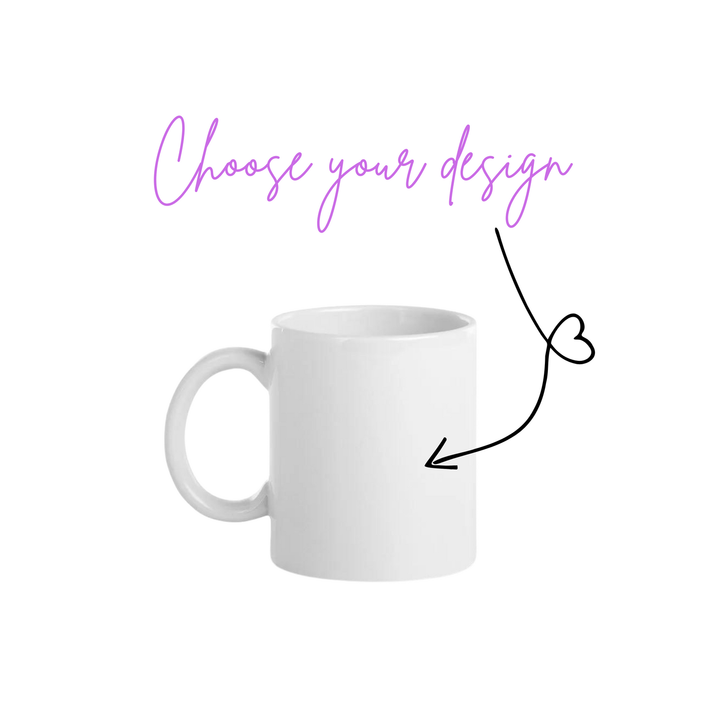 Choose Your Design- Bookish White Mug