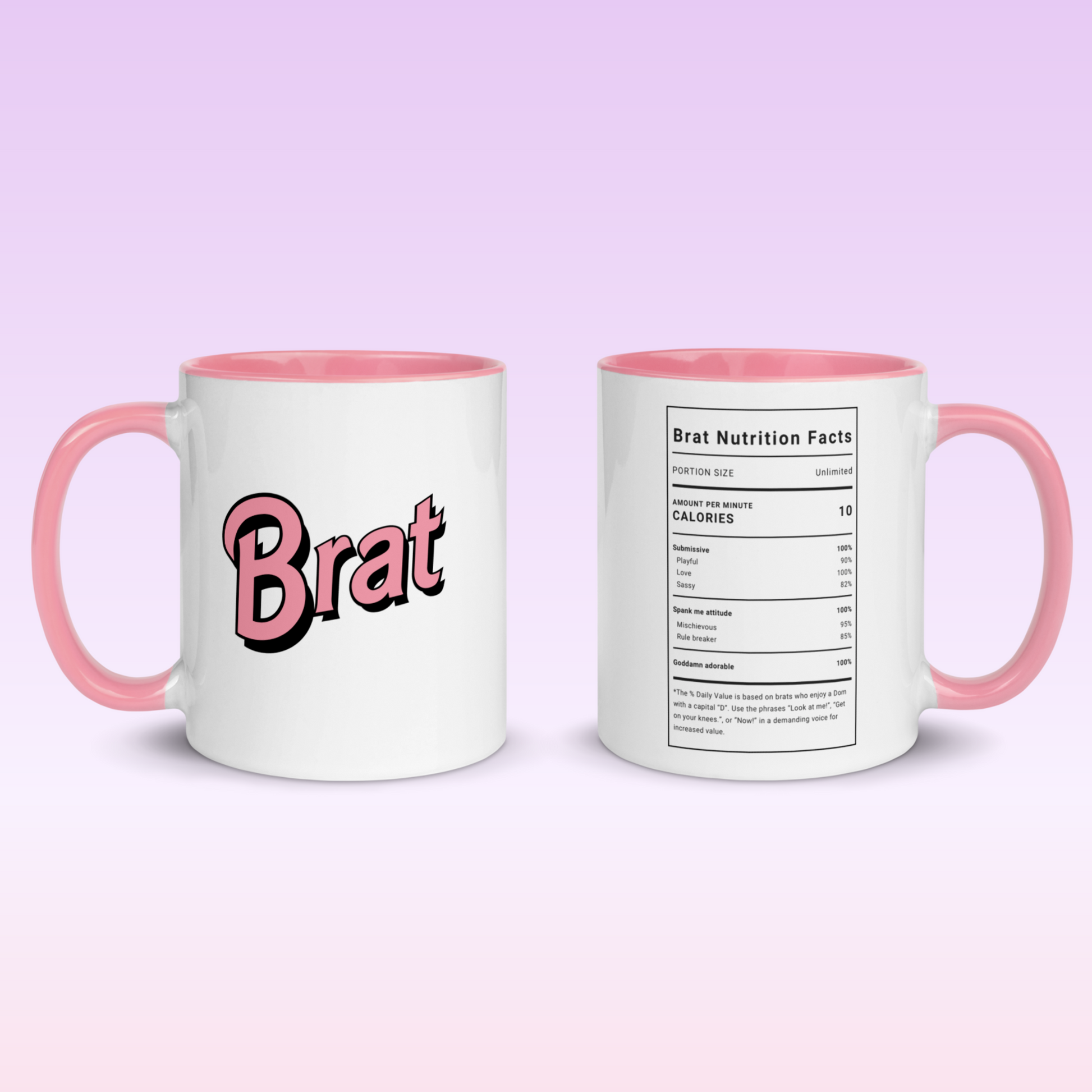 Bratty Book Babe Mug for a naughty girl
