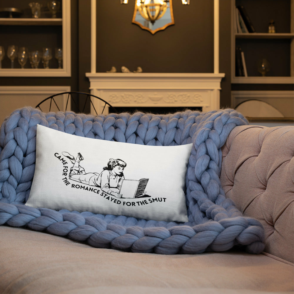 Stayed For The Smut Pillow