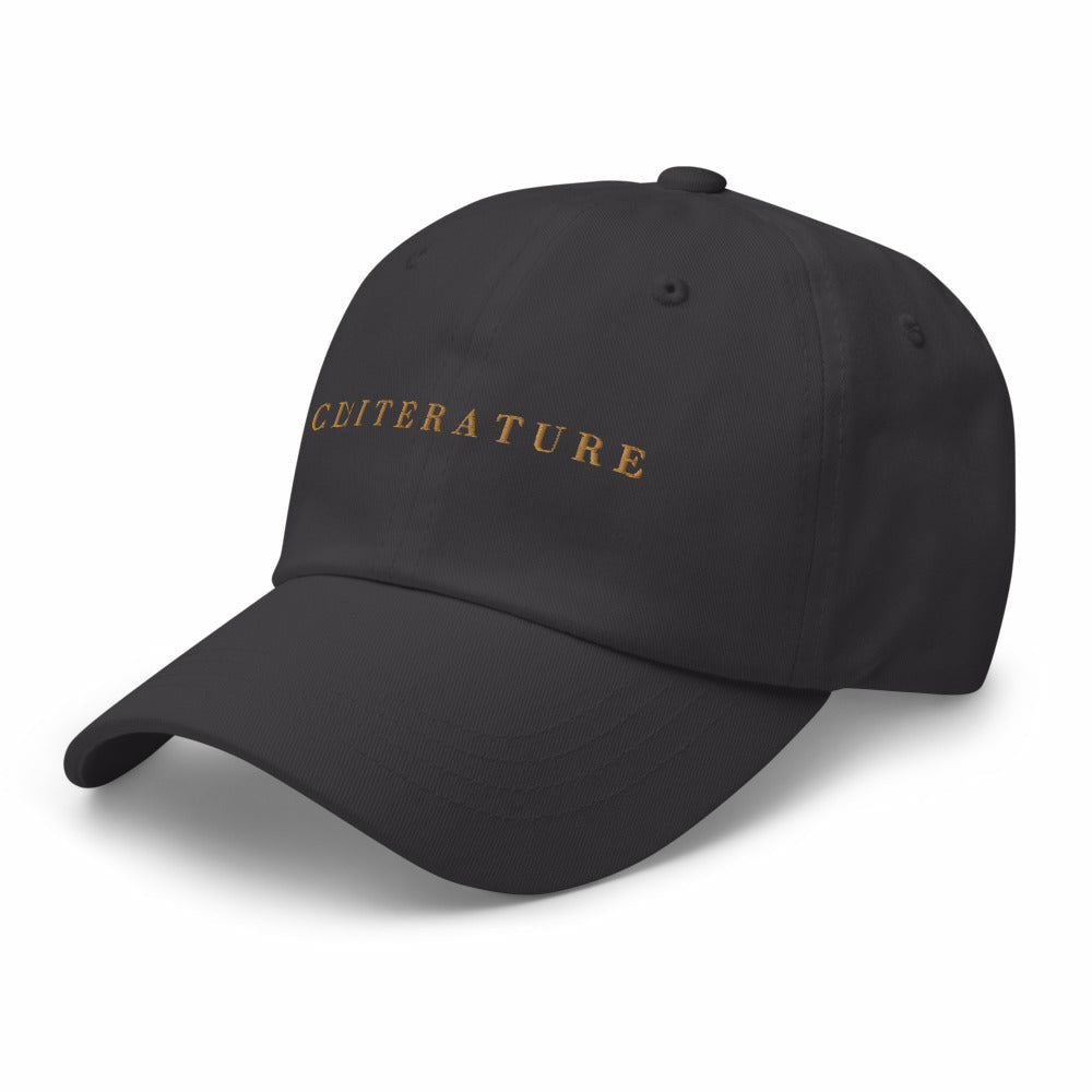 Cliterature Embroidered Book Lover Baseball Hat
