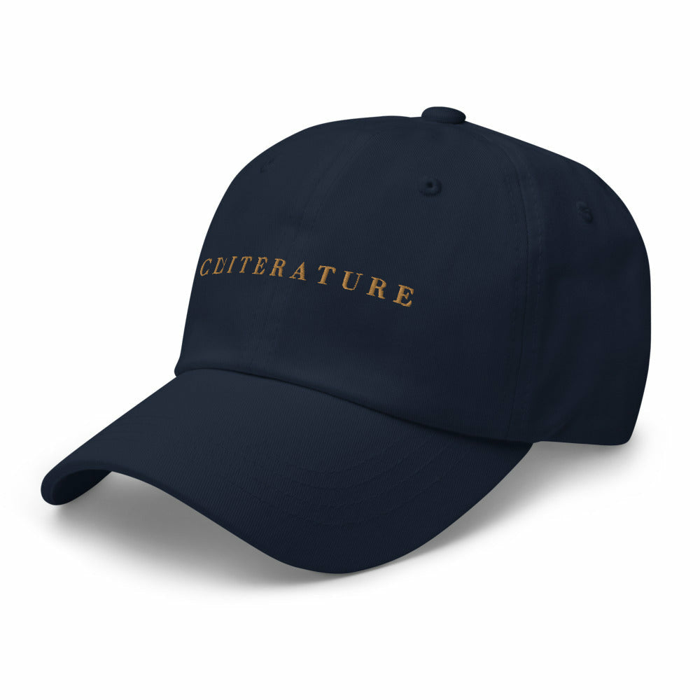 Cliterature Embroidered Book Lover Baseball Hat
