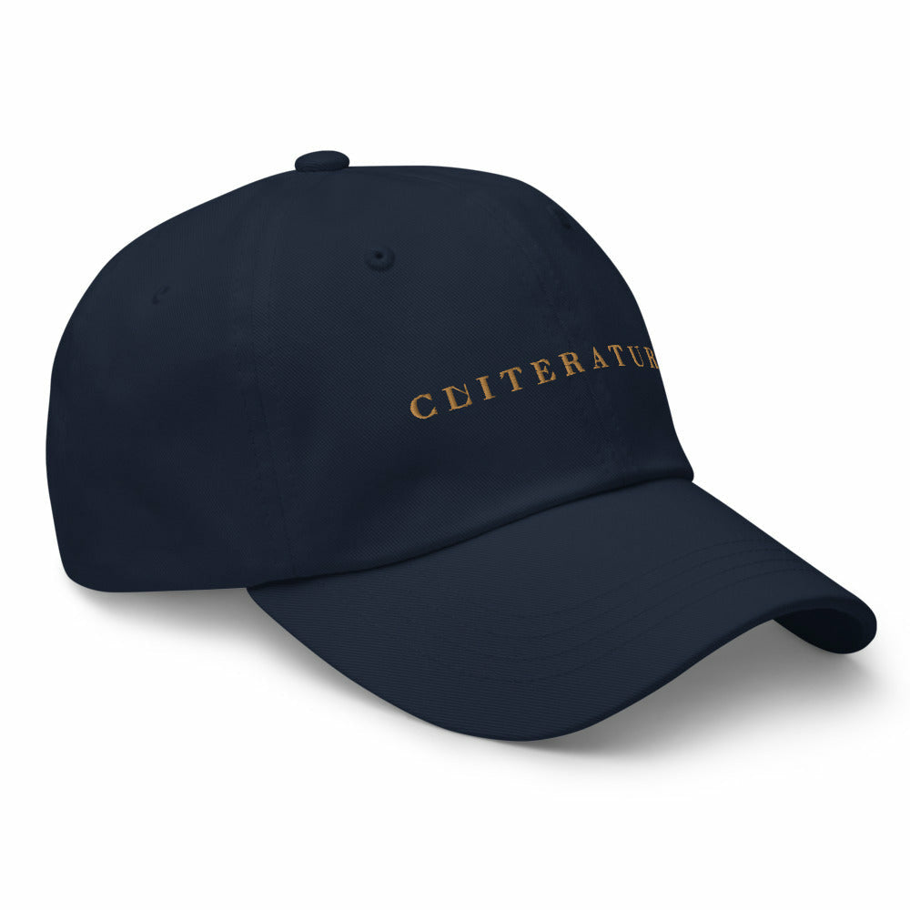 Cliterature Embroidered Book Lover Baseball Hat