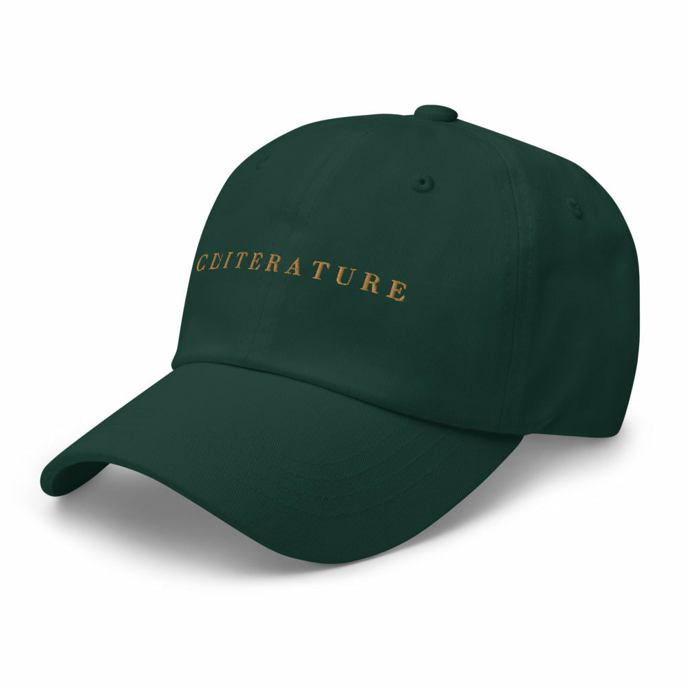 Cliterature Embroidered Book Lover Baseball Hat