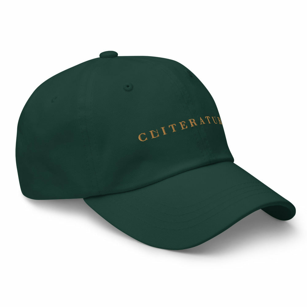 Cliterature Embroidered Book Lover Baseball Hat