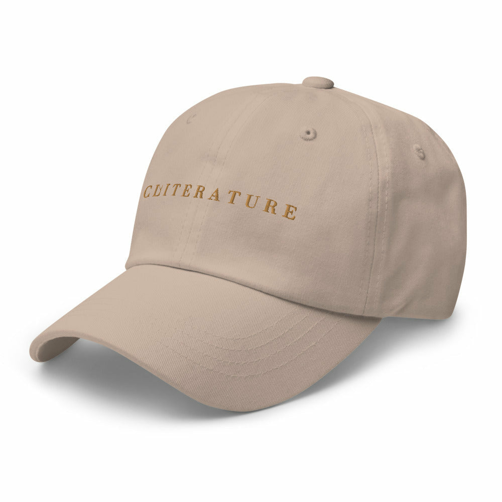 Cliterature Embroidered Book Lover Baseball Hat