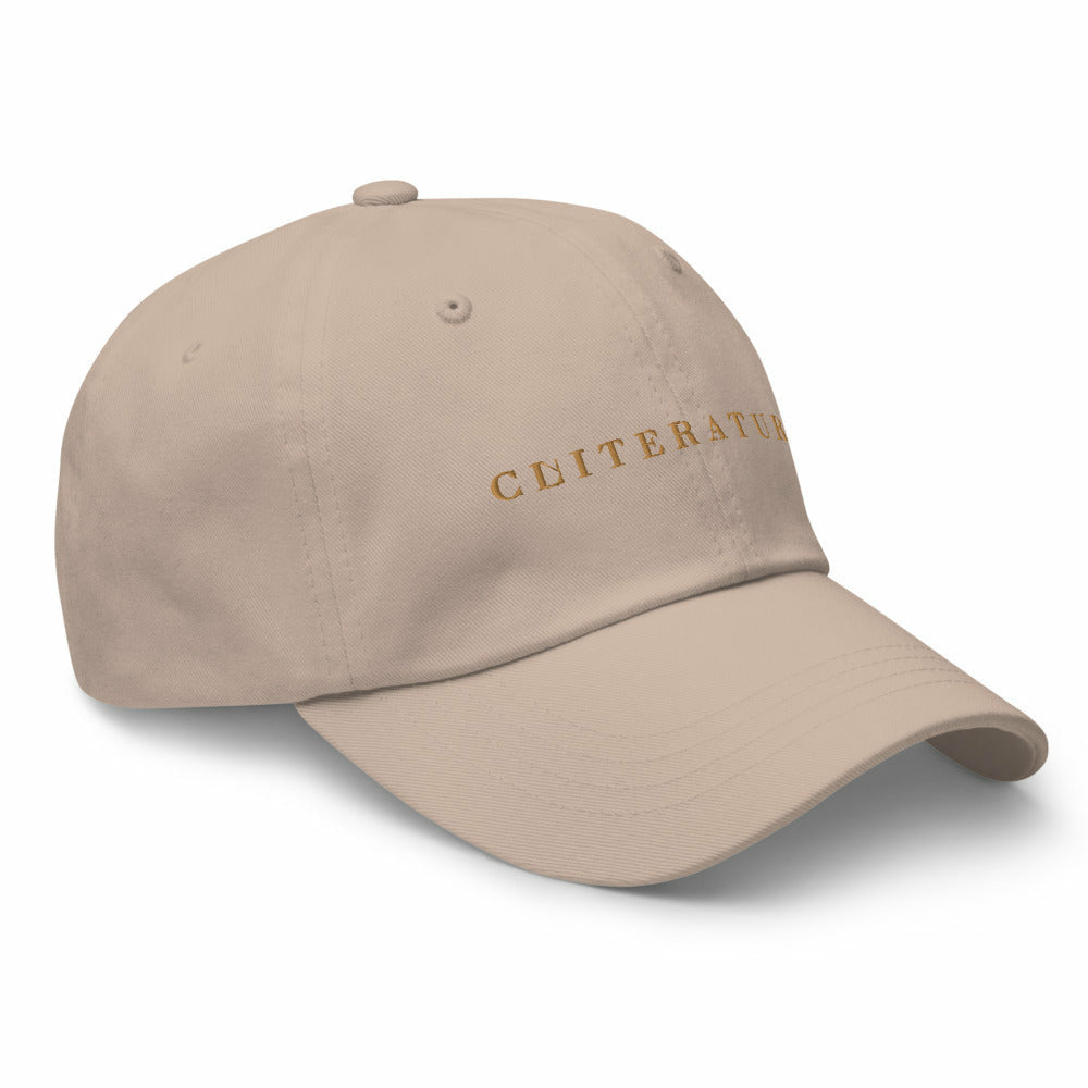 Cliterature Embroidered Book Lover Baseball Hat
