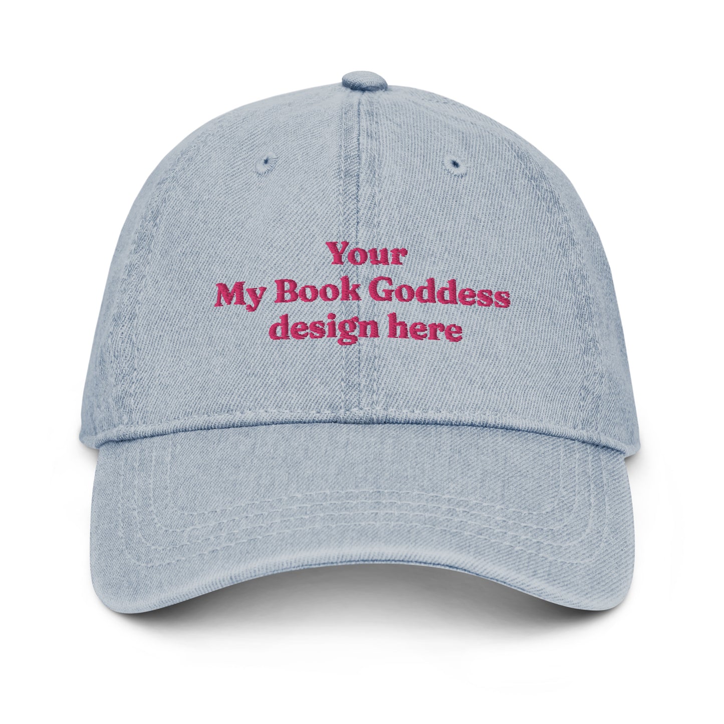 Choose Your Design- Bookish Denim Baseball Hat