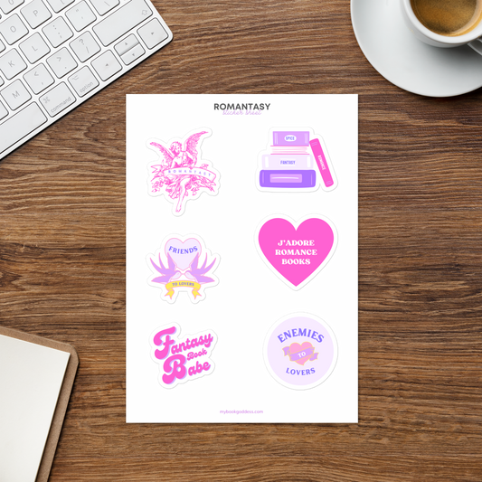 Romantasy Book Sticker Sheet