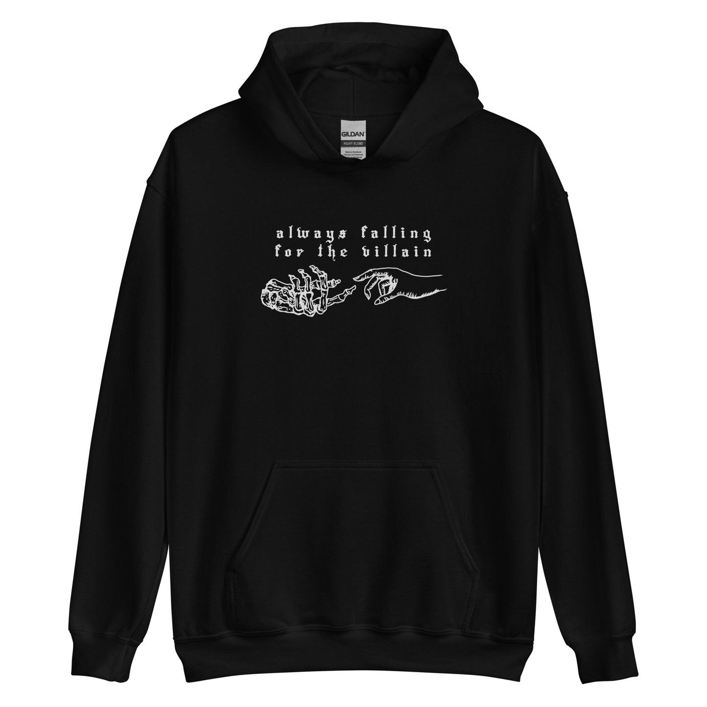 Always falling in love with the Villain Embroidered Hoodie