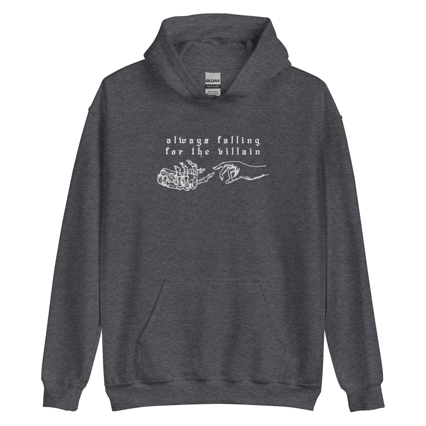 Always falling in love with the Villain Embroidered Hoodie