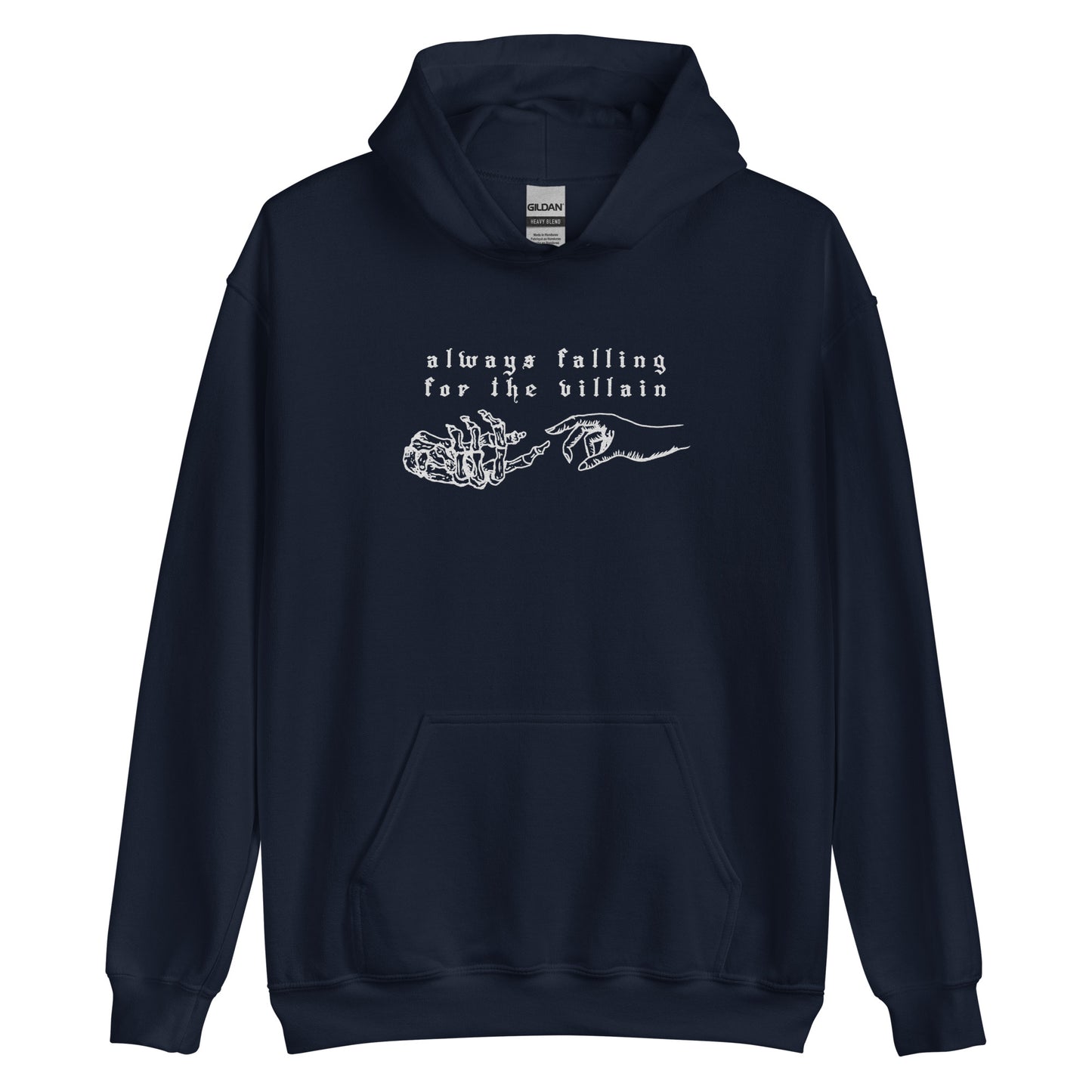 Always falling in love with the Villain Embroidered Hoodie