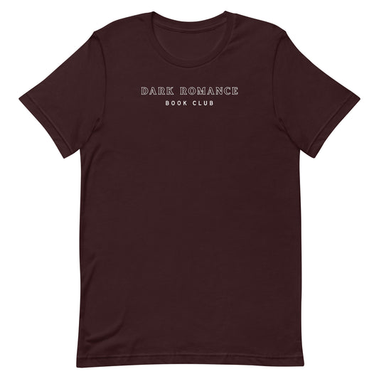 Front side- Dark Romance Book club Tee Shirt Explore the taboo