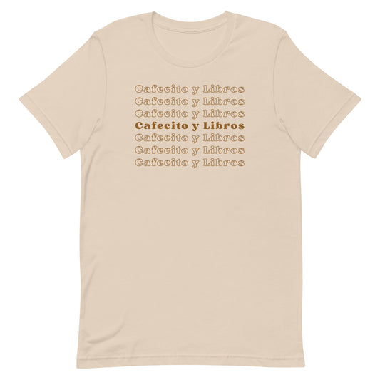 Cafecito y Libros Tee