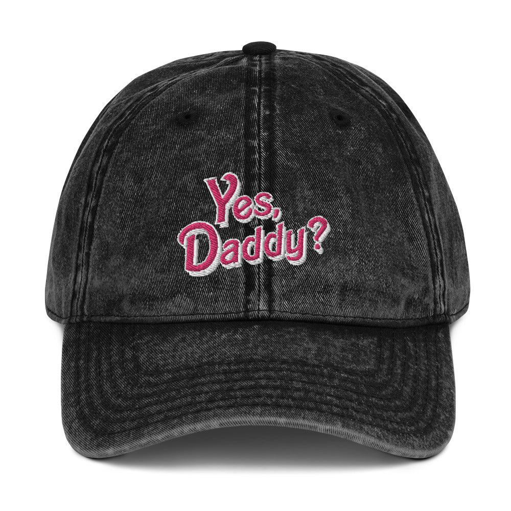 Yes Daddy Vintage Baseball Hat BDSM Romance Book