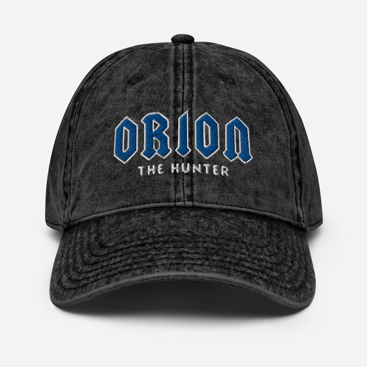 Orion Zodiac Academy Embroidered Vintage Hat Blue