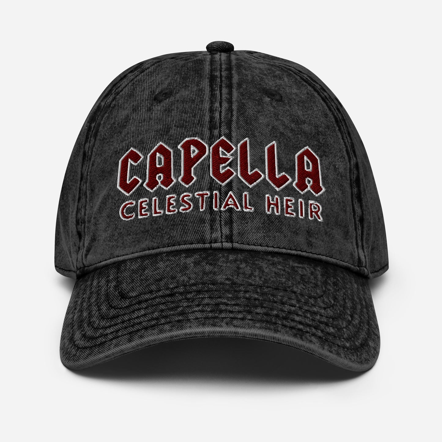 Capella Zodiac Academy Embroidered Vintage Hat