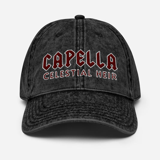 Capella Zodiac Academy Embroidered Vintage Hat