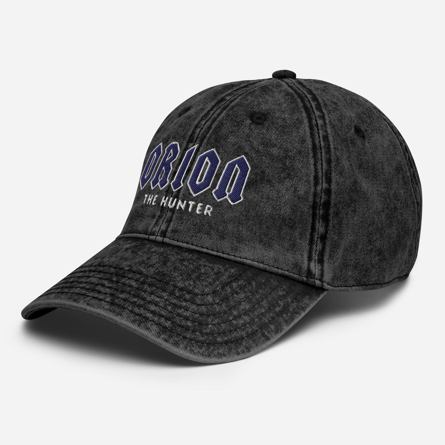 Orion Zodiac Academy Embroidered Vintage Hat Navy