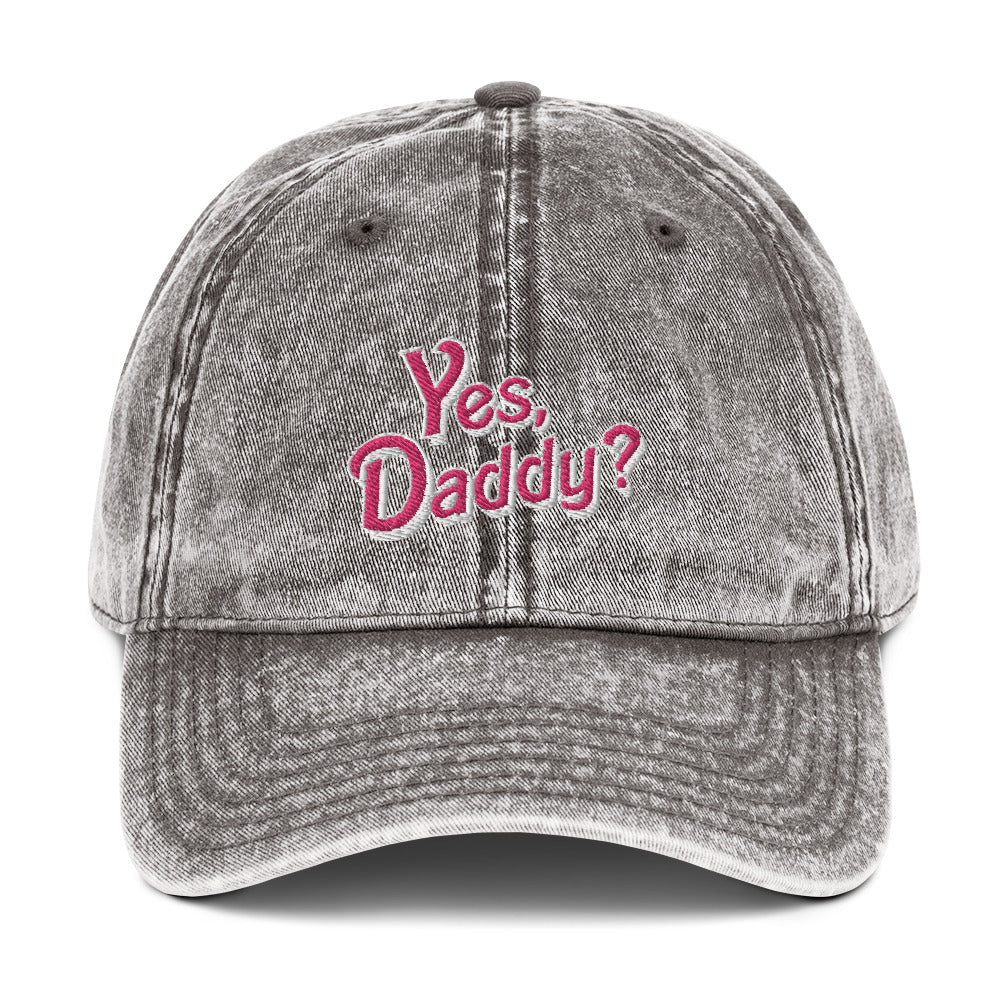 Yes Daddy Vintage Baseball Hat BDSM Romance Book