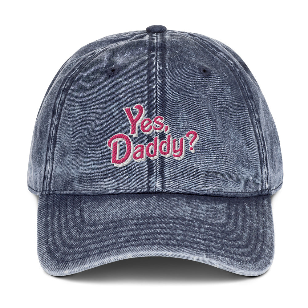 Yes Daddy Vintage  Baseball Hat BDSM Romance  Book