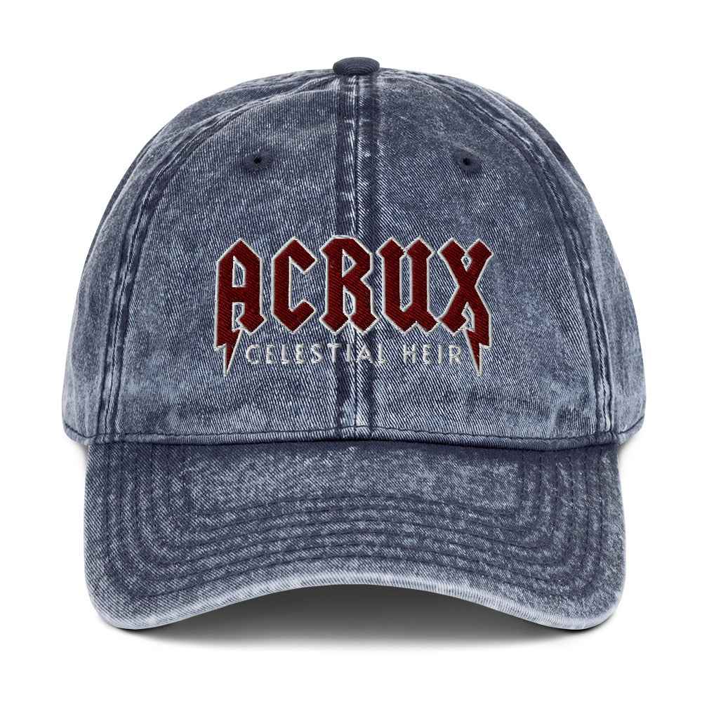 Acrux Zodiac Academy Embroidered Vintage Hat