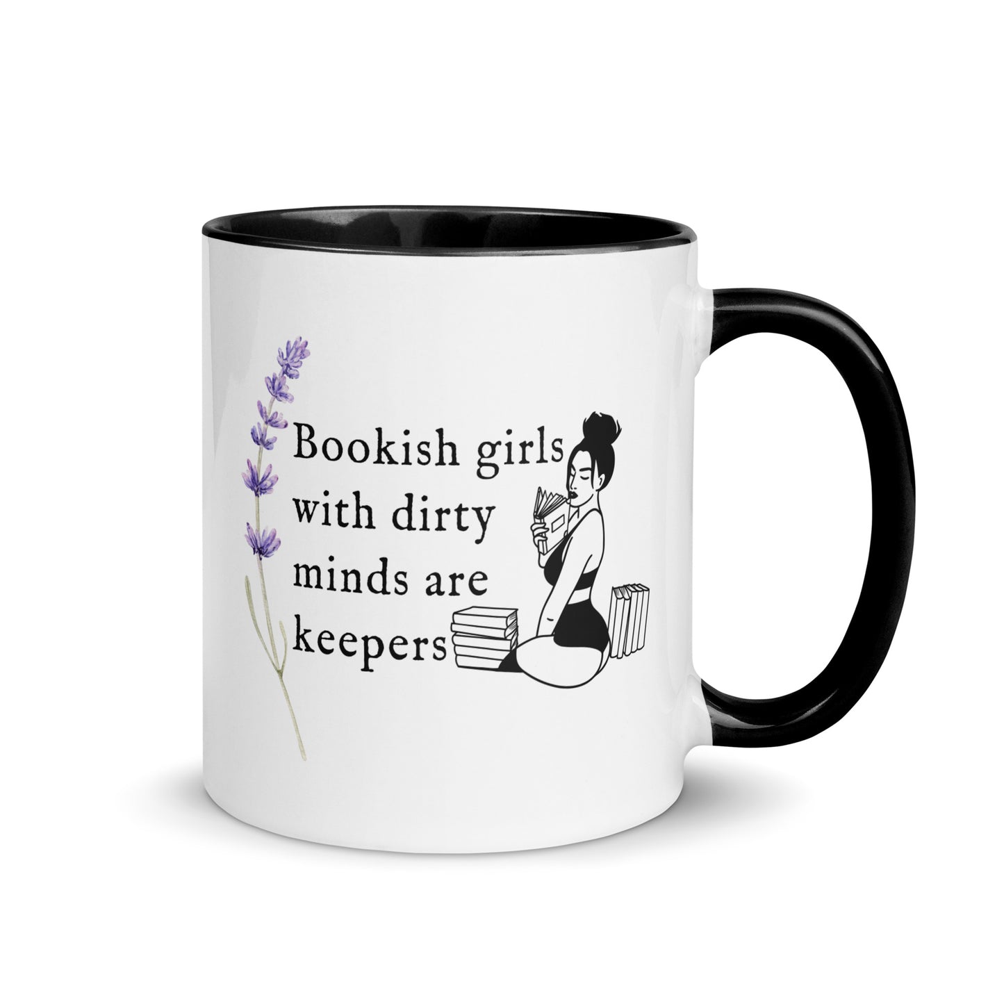 Bookish Girls with dirty minds are keepers Mug