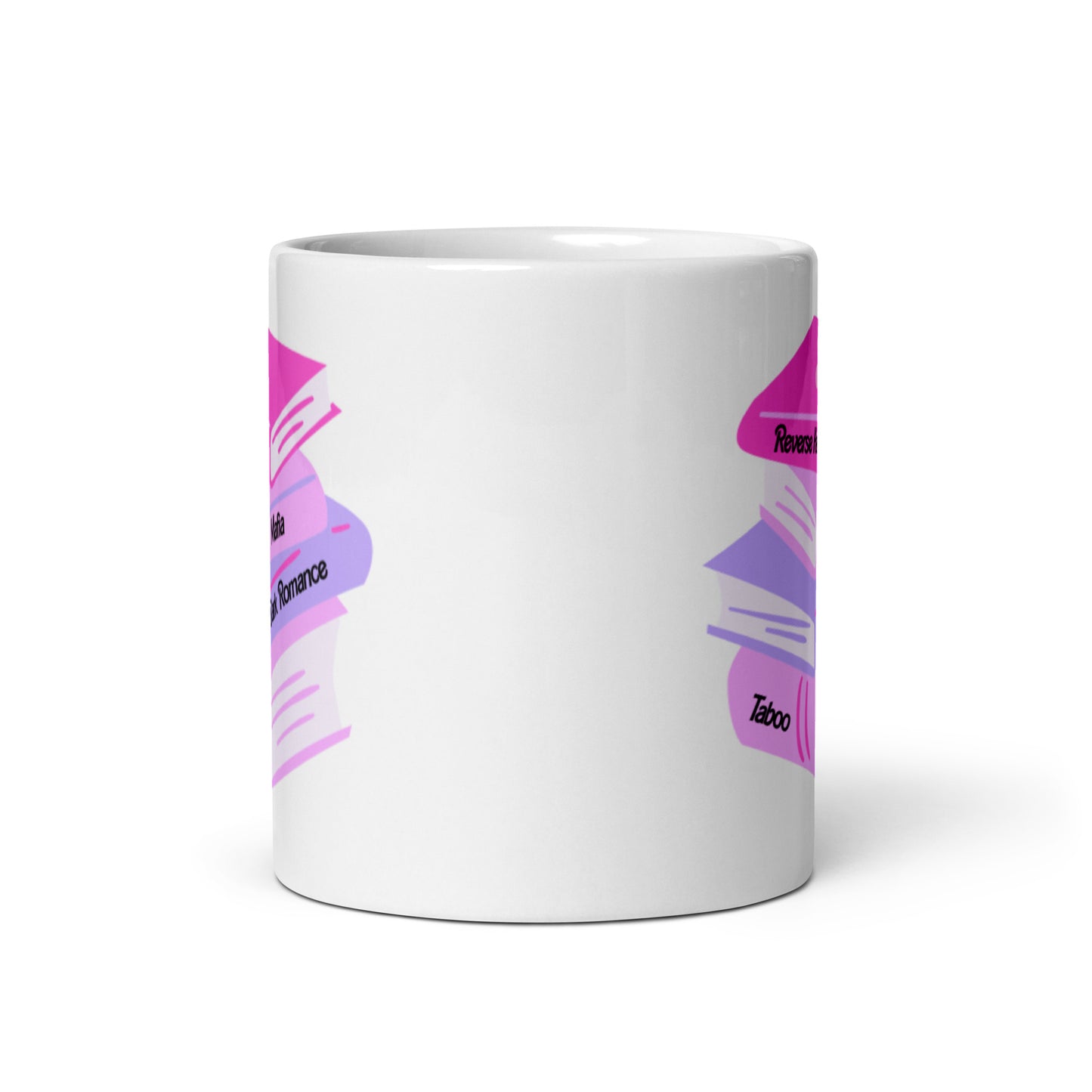 Romance Book Stack Mug