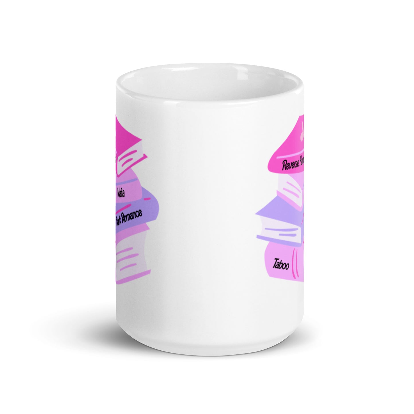 Romance Book Stack Mug