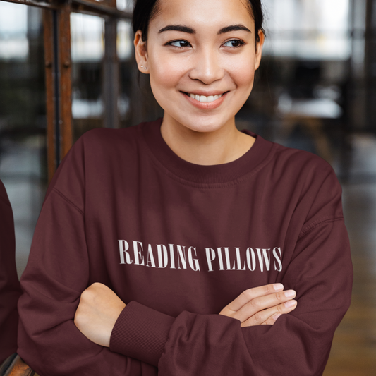 Reading Pillows Embroidered Sweatshirt
