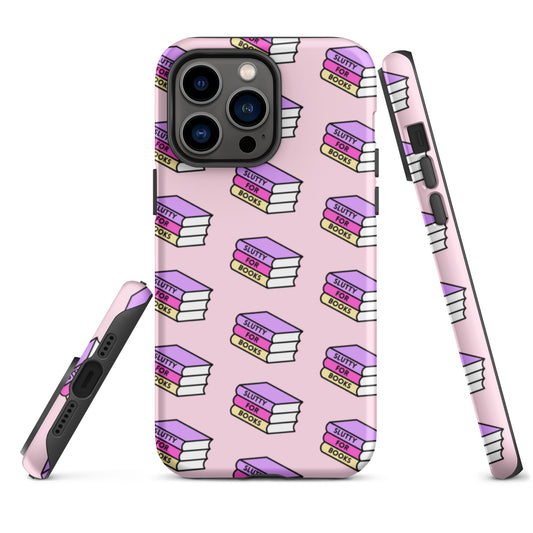 Slutty for books Tough Case iPhone