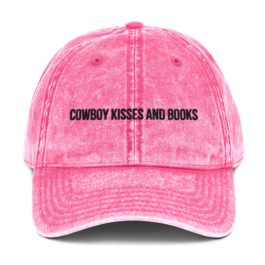 Cowboy Kisses and Books Vintage Hat