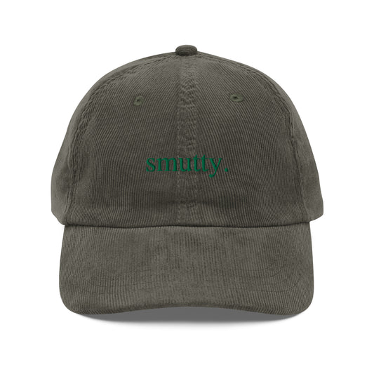 Smutty. Corduroy Vintage Hat